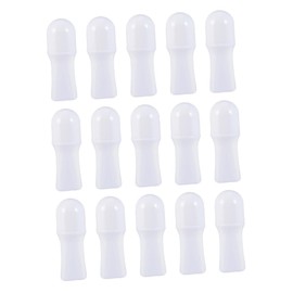 Baluue 15pcs Refillable Roller Bottles Portable Essential Oil Containers Easy Application for Travel for Homemade Fragrances and Deodorants Secure and Convenient Design