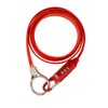 GORIX (GX-3001) Cable Lock, Bicycle Key, Wire Lock, Dial Type,