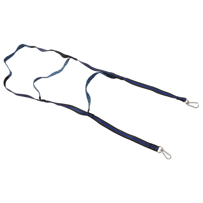 Marine Boat Rope Ladder Boarding Steps with Hooks Nylon Blue