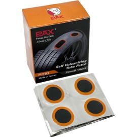 PAX 96 parches de tubo interior de bicicleta de 25 mm de diámetro, parche de reparación de neumáticos planos para bicicleta, motocicleta, scooter, BMX, ATV, flotación de río, goma inflable,
