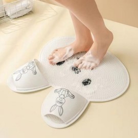 Foot Brush Shower Bath Non-Slip Bathroom Massage cleansing gray 10ea