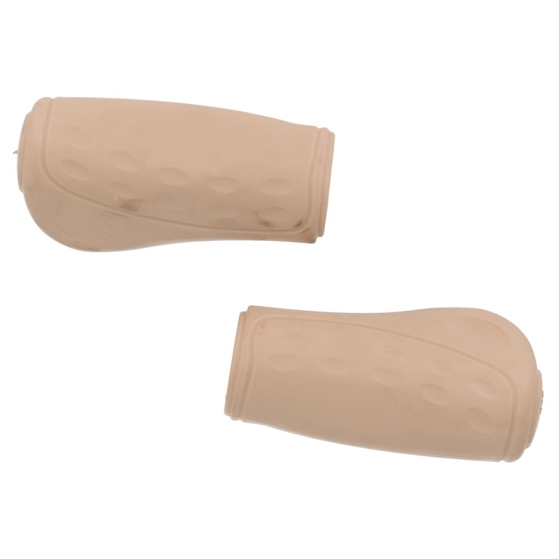 Bicycle Grips 92 mm NR.438 Ellipsis Beige Pair TPE Shift