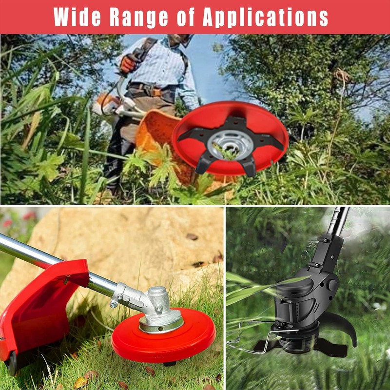 BGTOOL Multi-Function Trimmer Head Weed Eater 25.4mm Trimmer Blade Universal