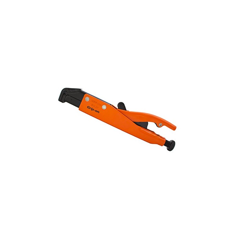 Grip-On 91207 7-Inch Axial Grip L-Shaped Locking Pliers in Orange