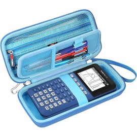 FBLFOBELI Hard Case for Texas Instruments TI-84 Plus CE/TI-84 Plus/TI-83 Blue