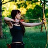 Ringsun Leather Archery Finger Tabs,Handmade Archery Finger Guard for Shooting