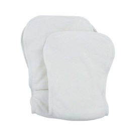 ImseVimse Cloth Nappy Liners, Terry, Organic Cotton, One Size, Pack of 2