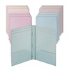 Mr. Pen- Plastic Folders with Pockets and Prongs, 15 Pack,