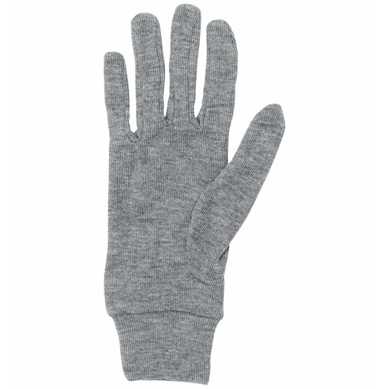 Odlo Unisex Active Warm Eco Gloves, Odlo Steel Grey Melange,