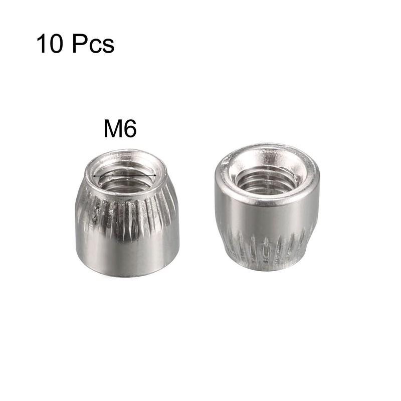 Sourcingmap M6 Female Thread Stainless Steel Conical Cap Tapered Cone