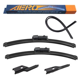 AERO Avenger 26"+22" Premium All-Season Windshield Wiper Blades with Extra Refills OEM Replacement for Volkswagen Atlas 2021-2017 (Set of 2)