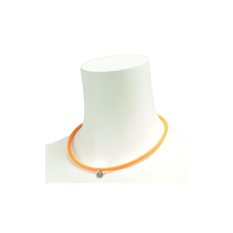 (clio) chrio Necklace Sports Necklace Alpha Ring Passion Orange 41 cm