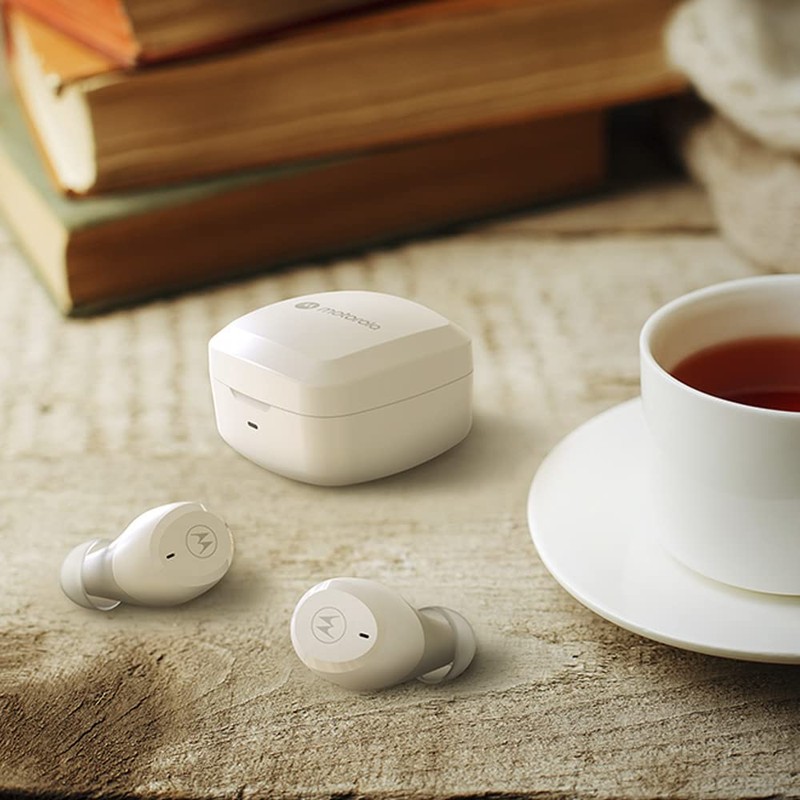 Moto Buds 100 TWS Ear Buds, White