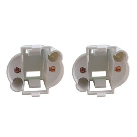 G23 Lamp Holder Socket for LED & CFL Bulbs Screw in Fixing,Snap in Pins,Push Wire Terminals 2Pin G23 lamp Holder