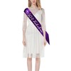 50th Birthday Sash and Tiara for Women Purple 50 Fabulous