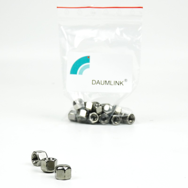 DAUMLINK® Cap nut, low shape DIN 917, material V2A stainless