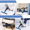 Uten Folding Pedal Exerciser, Mini Exercise Bike, Portable Foot Peddler