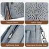 APHISON Crossbody Purse for Women，Small Crossbody Bags Trendy Vegan Leather