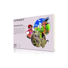 Letraset Bleedproof Marker Pad, 70 gsm, 50 Sheets - A4