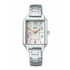 Seiko Watch AHJK467 Angeline Square Quartz Women's Wristwatch, Silver, Silver,