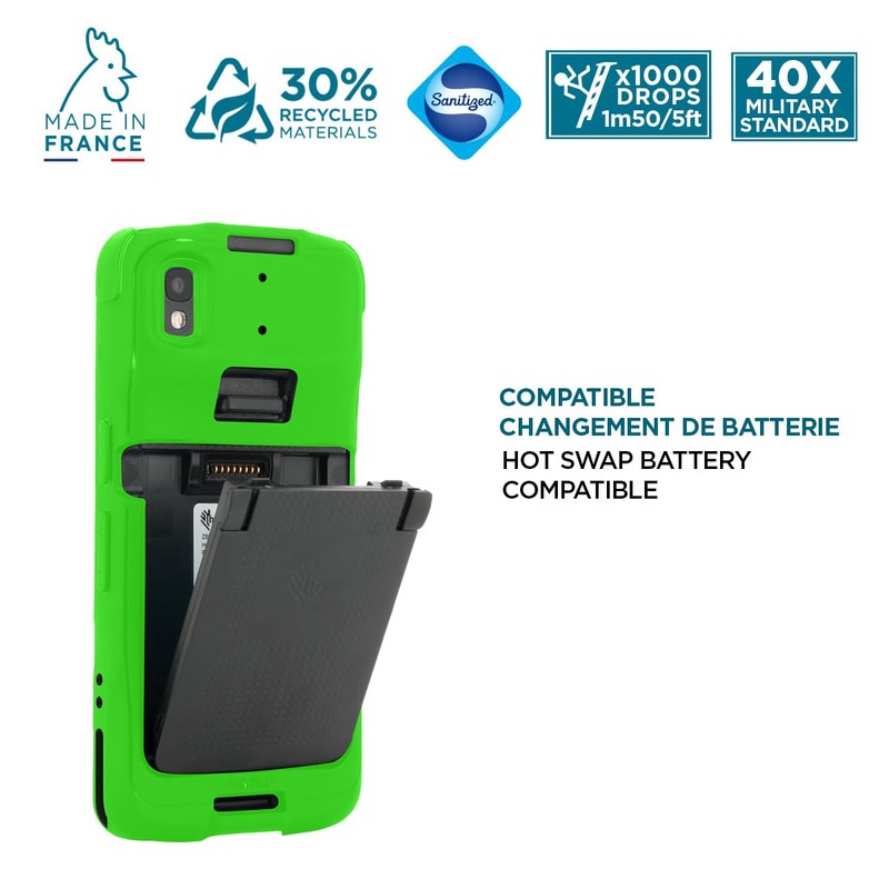 Mobilis Case for Zebra TC22 TC27 with Anti-Drop Hand Strap