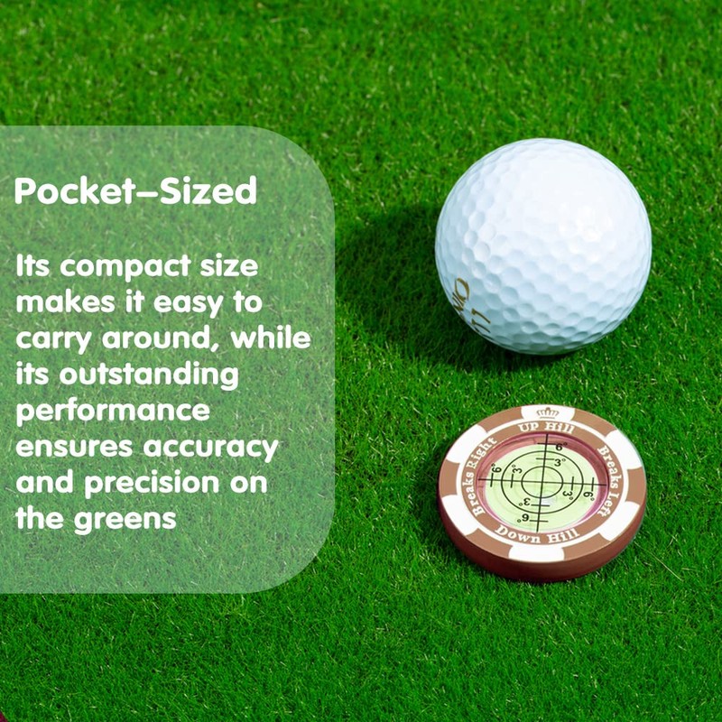 Prodigora SlopeMaster ProGreen Reader - Golf Ball Marker with High