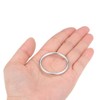 sourcing map O Ring Buckle 30mm(1.2") ID 3mm Thickness Zinc