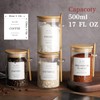 CZZGSM Glass Jar with Bamboo Lid and Spoon - 4