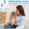 NBEADS Pet Cremation Jewelry for Ashes, Paw Print Memorial Locket