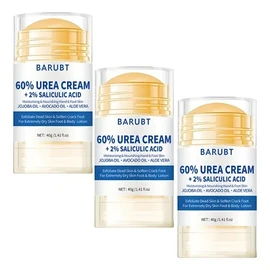 Hc Crema Hidratante For Manos Y Pies Con Urea,3pcs