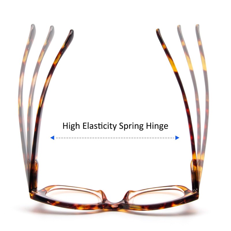 KoKoBin 3er Pack Lesebrillen Runde Oversized Damen Herren Anti Blaulicht