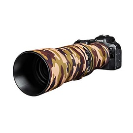 easyCover - Lens Oak - Lens protector - Protection for your camera lens - Suitable for Canon RF 600mm F11 is STM - Brown camouflage
