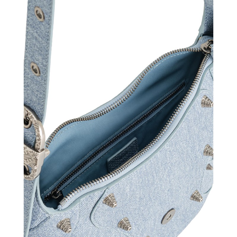 JW PEI Women's Tessa Shoulder Bag, Denim Embossed Blue