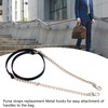 Leather Purse Handle Chain DIY Handcraft Purse Straps Replacement 47.2in