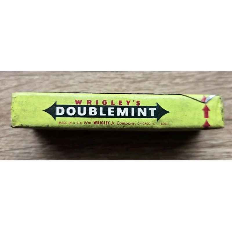 Wrigley’s 1 Vintage 1960s 1970s Pack Of Wrigley’s Doublemint Gum