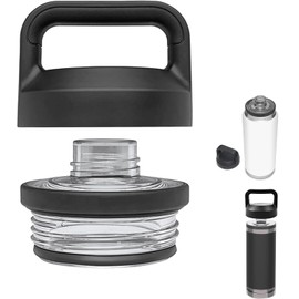 LSTORENICE Chug Cap Lid Replacement for 18/26/36/64 oz Yeti Rambler for Yeti Water Bottle Lid and Other Bottles Compatible Yeti Rambler Screw Top Lid Replacement Fits