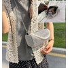 [HIVOGUE] Rhinestone Party Bag, Pearl, 2-Way Clutch Bag, Women's Shoulder