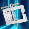 SJJ-06 Stainless Steel Thrust Tension Meter Clamp Micrometer Clamp for