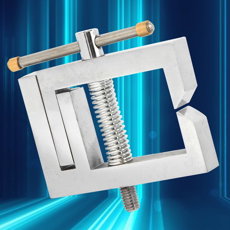 SJJ-06 Stainless Steel Thrust Tension Meter Clamp Micrometer Clamp for