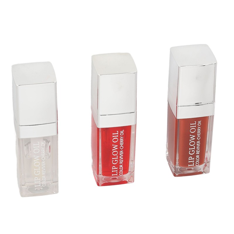 3pcs Plumping Lip Oil Set Long Lasting Hydrating Nourishing Glossy