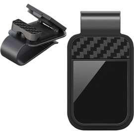 Soporte para Gafas De Sol con Clip para La Visera del Coche | Sujeción para Gafas Y Tarjetas - Organizador Y Sujetador Unisex para Automóvil
