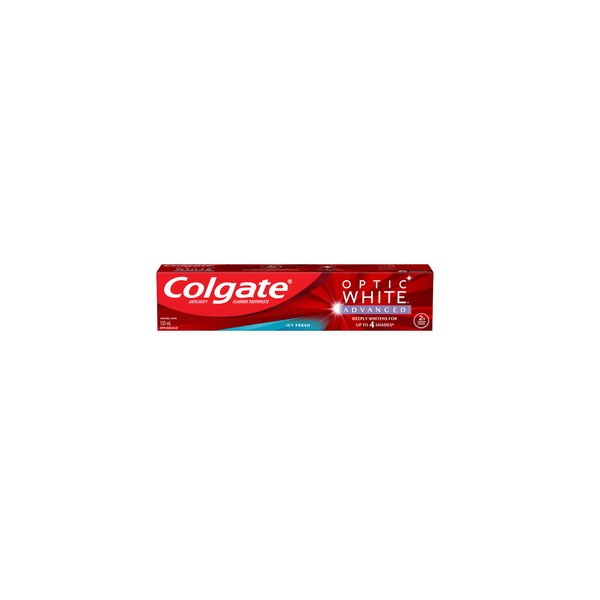 Colgate Optic White Advanced Teeth Whitening Toothpaste Icy Fresh 133
