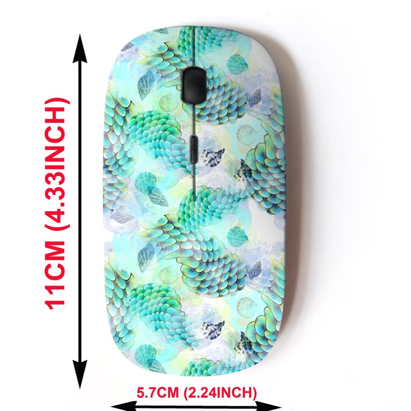 2.4G Wireless Mouse with Cute Pattern Design for All Laptops