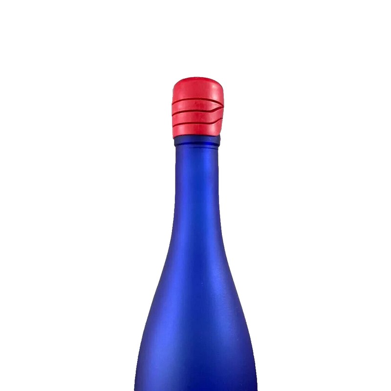 Kangen Elegant Frosted Glass - Bottle Blue