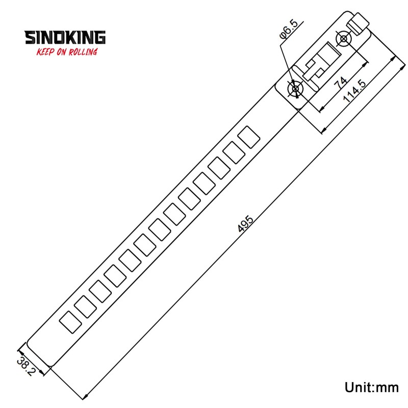 SINOKING Long Arm Rubber Clamp for Mounting Tools & Equipment