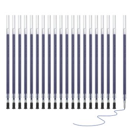 M&G Gel Pen Refills 0.5mm Fine Point, 20 Pack Quick Drying Smooth Dark Blue Gel Ink Pen Replace Refills for Retractable Pen Click, Office Study Classroom Supplies, 5.1"