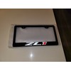 ZL1 Camaro Carbon Fiber License Plate Frame Tag Cover