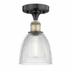 Innovations Lighting Castile - 1 Light Semi-Flush Mount in Industrial