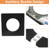 BokWin 2 Pcs Square Wall Split Flange Cover Escutcheon Plate