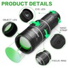 Pankoo 16X52 Monocular Telescope, 2025 High Power Prism Compact Monoculars